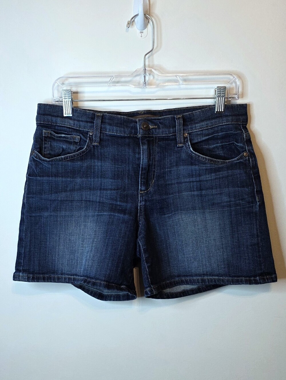 Joe's Jeans Genna Denim Shorts Size 29 Medium Dark Wash